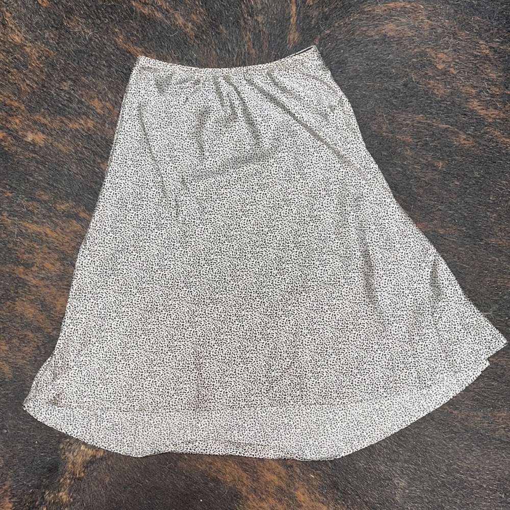 Knee length skirt